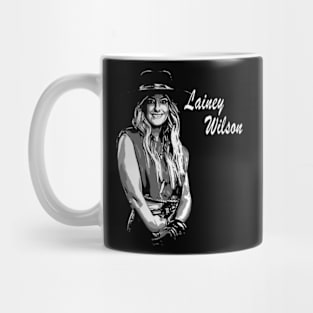 lainly wilson black and white style Mug